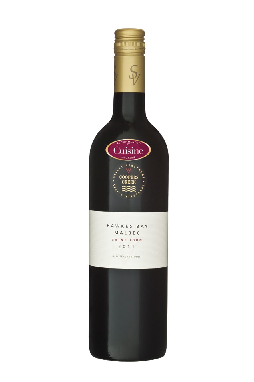Coopers Creek SV Hawke’s Bay Saint John Malbec 2011 Coopers Creek SV Hawke’s Bay Saint John Malbec 2011