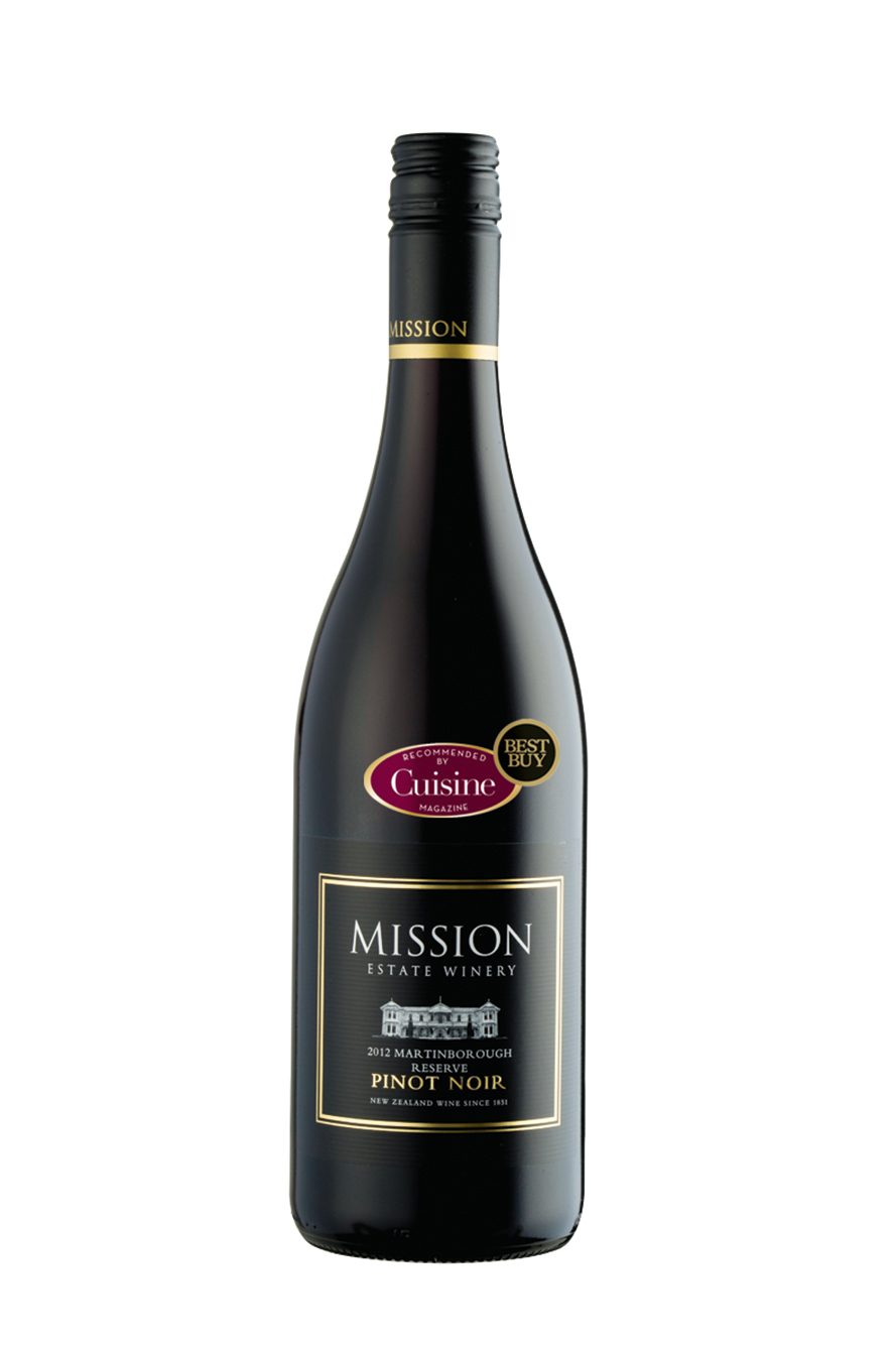 Mission Estate Reserve Central Otago Pinot Noir 2012 Mission Estate Reserve Central Otago Pinot Noir 2012