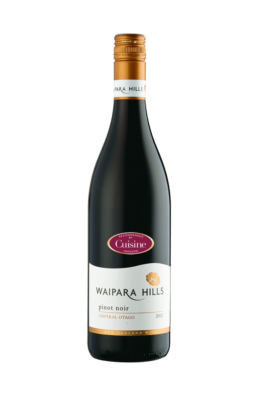 Waipara Hills Central Otago Pinot Noir 2012 Waipara Hills Central Otago Pinot Noir 2012