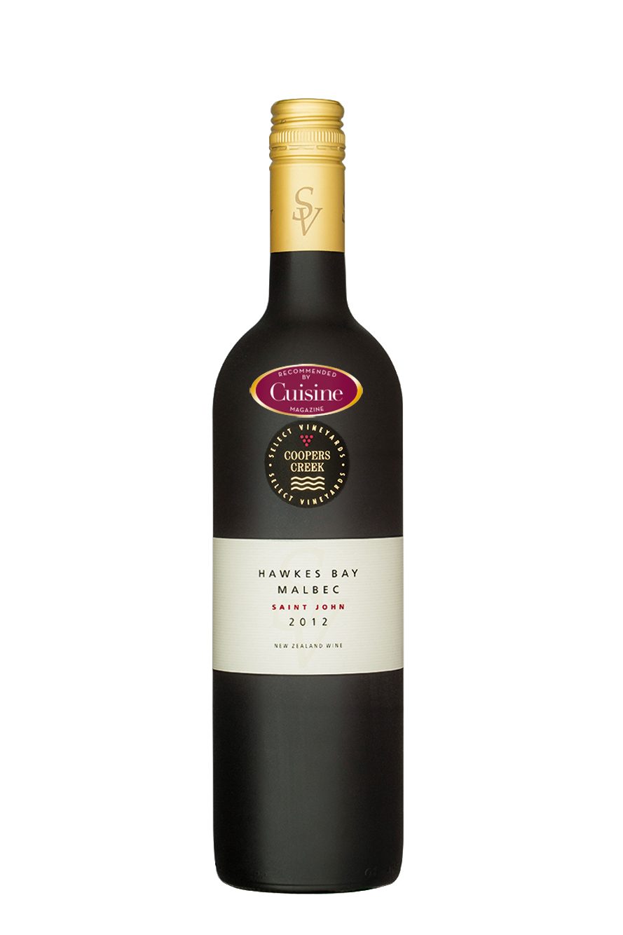 Coopers Creek SV Hawke’s Bay Malbec Saint John 2012 Coopers Creek SV Hawke’s Bay Malbec Saint John 2012