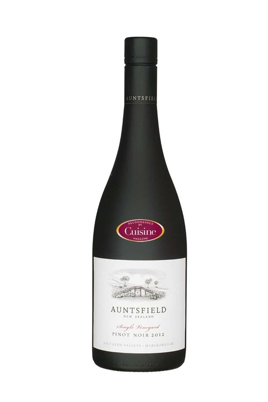 Auntsfield Single Vineyard Pinot Noir 2012 Auntsfield Single Vineyard Pinot Noir 2012