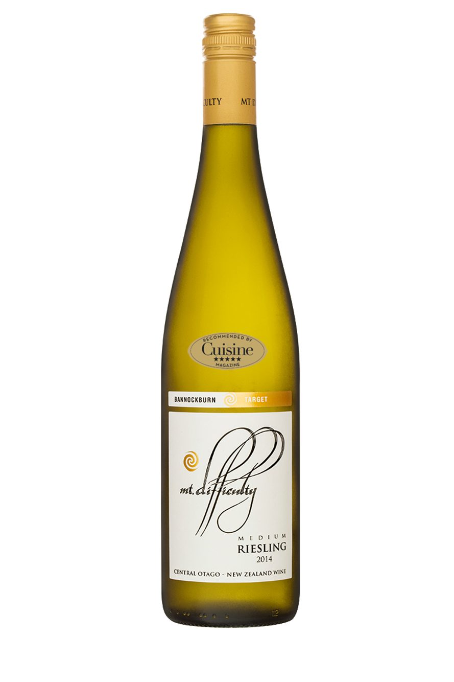 MT DIFFICULTY BANNOCKBURN TARGET RIESLING 2014 MT DIFFICULTY BANNOCKBURN TARGET RIESLING 2014