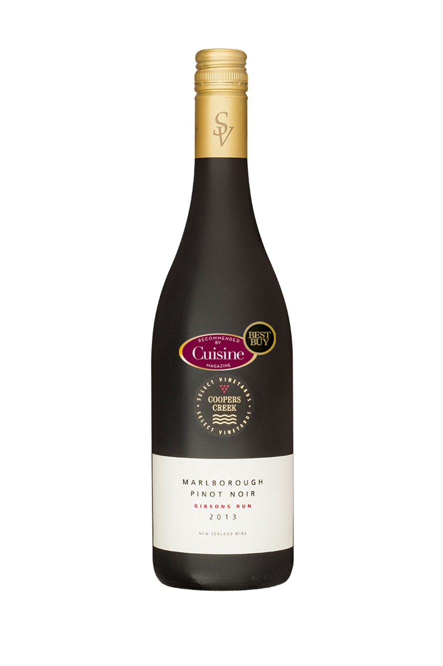 Coopers Creek SV Marlborough Gibson’s Run Pinot Noir 2013 Coopers Creek SV Marlborough Gibson’s Run Pinot Noir 2013
