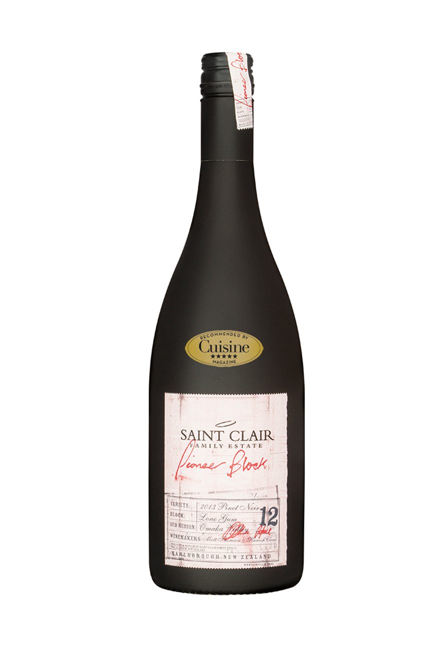 Saint Clair Pioneer Block 12 Lone Gum Pinot Noir 2013 Saint Clair Pioneer Block 12 Lone Gum Pinot Noir 2013
