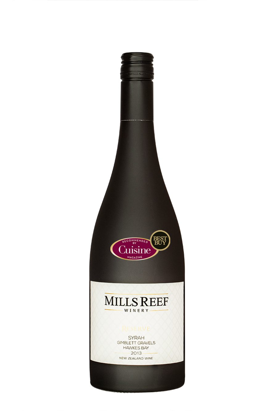 Mills Reef Winery Reserve Syrah Gimblett Gravels Hawke’s Bay 2013 Mills Reef Winery Reserve Syrah Gimblett Gravels Hawke’s Bay 2013