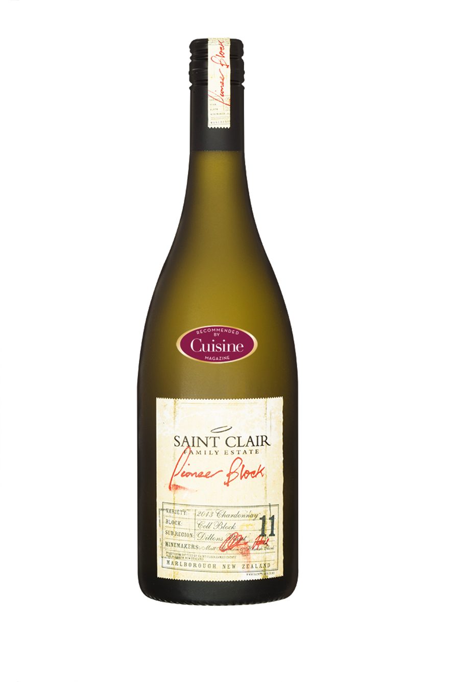 Saint Clair Pioneer Block 11 Cell Block Chardonnay 2013 Saint Clair Pioneer Block 11 Cell Block Chardonnay 2013