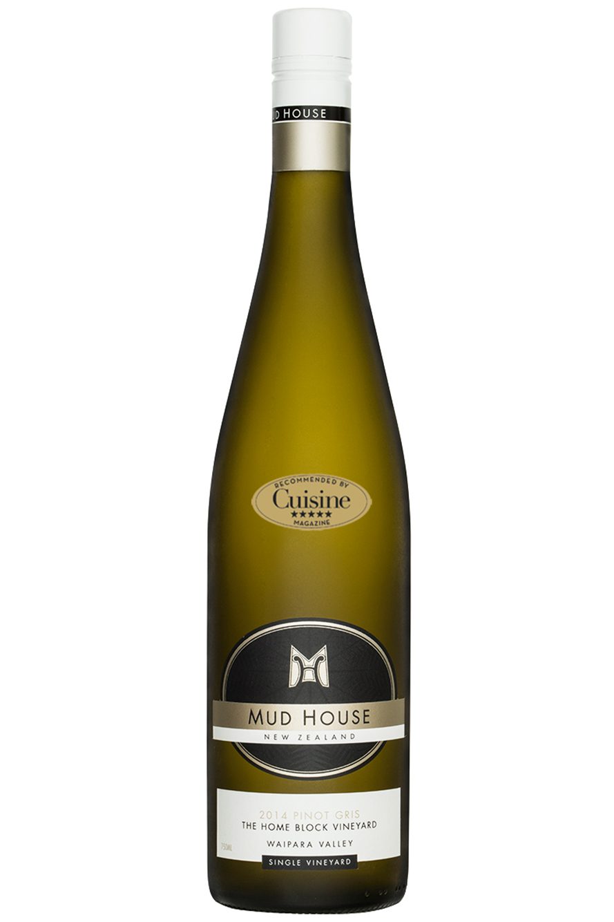 Mud House Single Vineyard Home Block Waipara Valley Pinot Gris 2014 Mud House Single Vineyard Home Block Waipara Valley Pinot Gris 2014