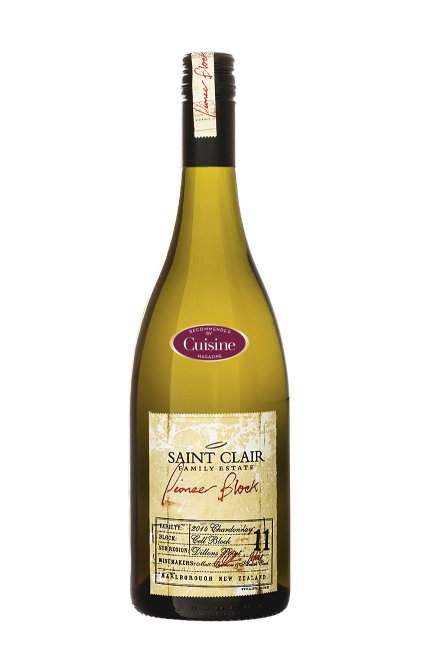 Saint Clair Pioneer Block 11 Cell Block Chardonnay 2014 (Marlborough) Saint Clair Pioneer Block 11 Cell Block Chardonnay 2014 (Marlborough)