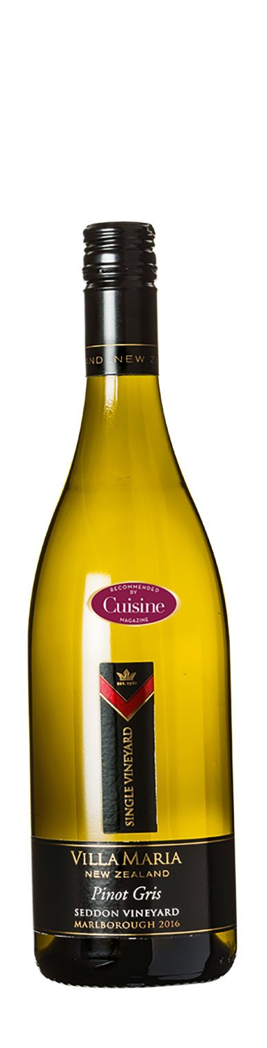 Villa Maria Single Vineyard Seddon Pinot Gris 2016 (Marlborough) Villa Maria Single Vineyard Seddon Pinot Gris 2016 (Marlborough)