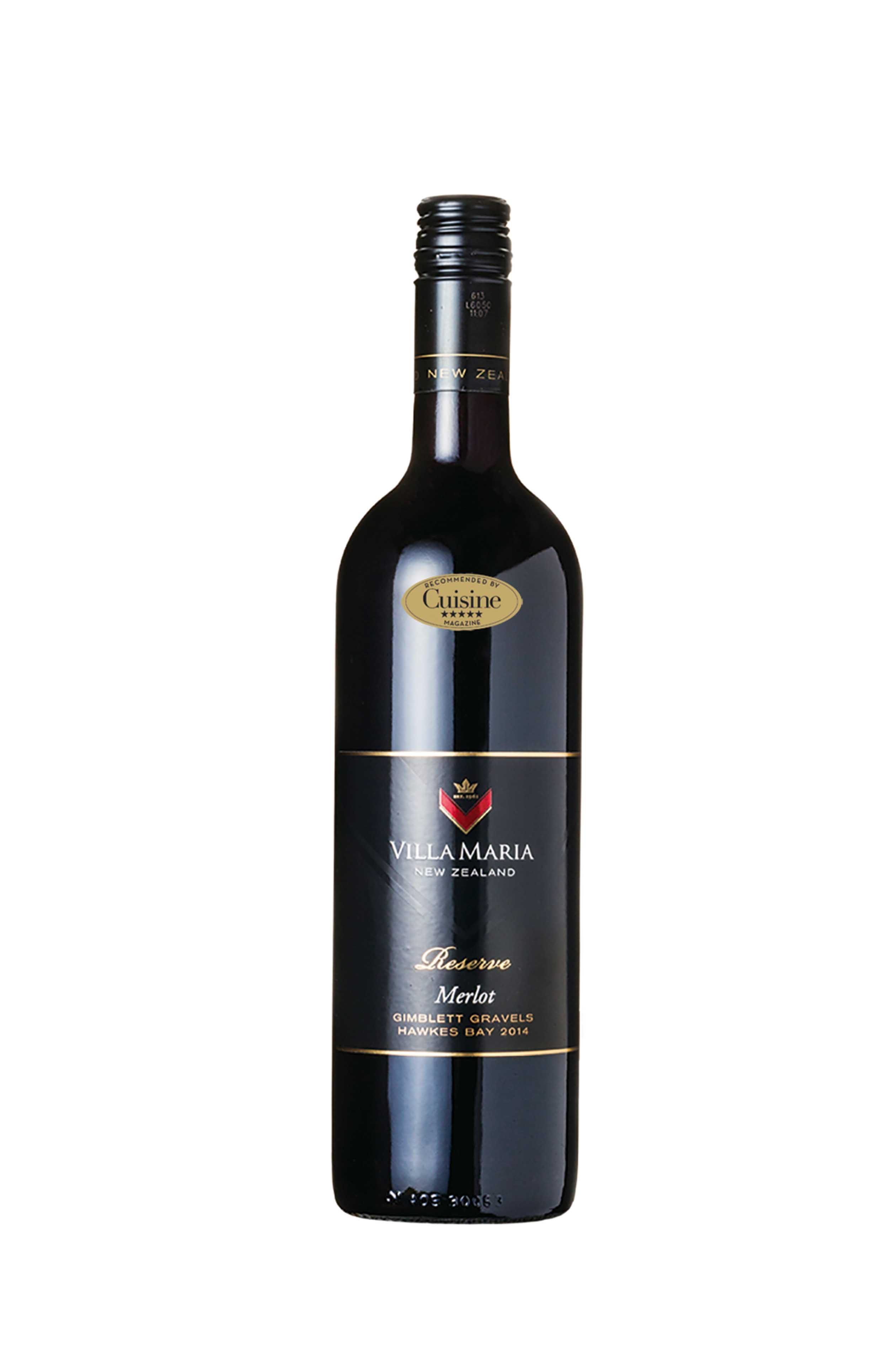 Villa Maria Reserve Gimblett Gravels Hawke’s Bay Merlot Villa Maria Reserve Gimblett Gravels Hawke’s Bay Merlot