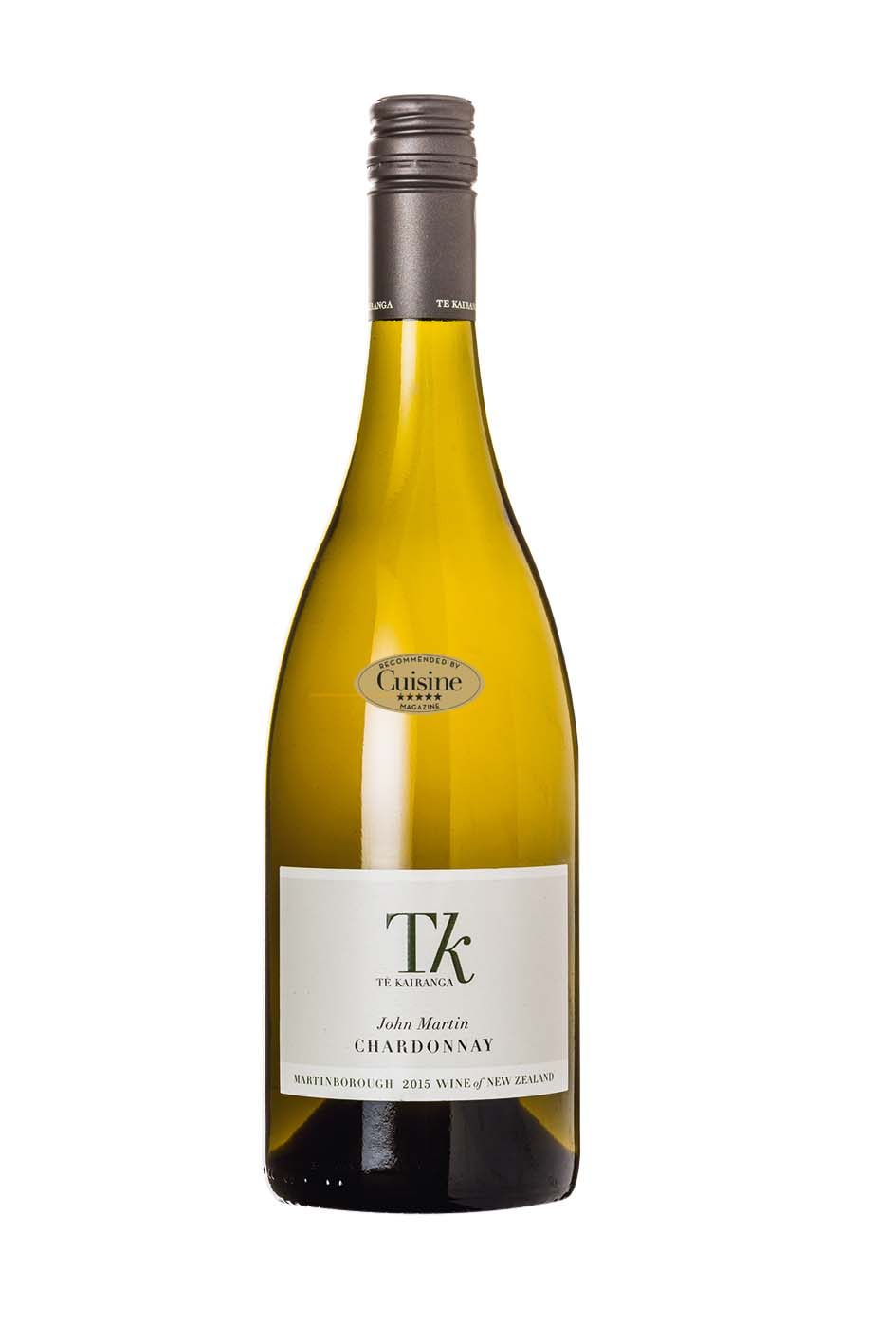 Te Kairanga John Martin Chardonnay 2015 Te Kairanga John Martin Chardonnay 2015