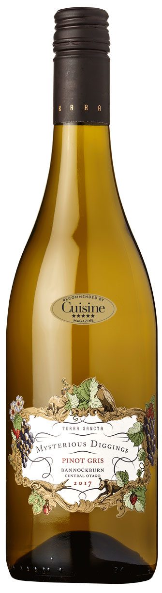 Terra Sancta Mysterious Diggings Pinot Gris 2017 (Central Otago) Terra Sancta Mysterious Diggings Pinot Gris 2017 (Central Otago)
