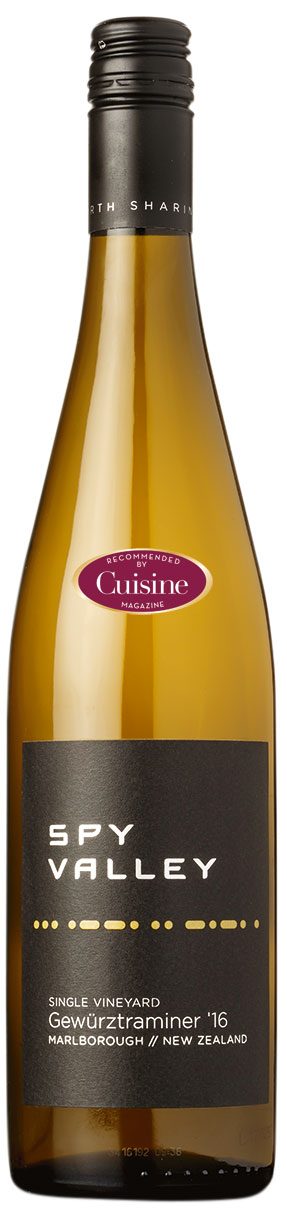 Spy Valley Gewürztraminer 2016 (Marlborough) Spy Valley Gewürztraminer 2016 (Marlborough)