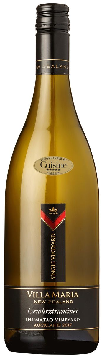 Villa Maria Single Vineyard Ihumatao Gewürztraminer 2017 (Auckland) Villa Maria Single Vineyard Ihumatao Gewürztraminer 2017 (Auckland)