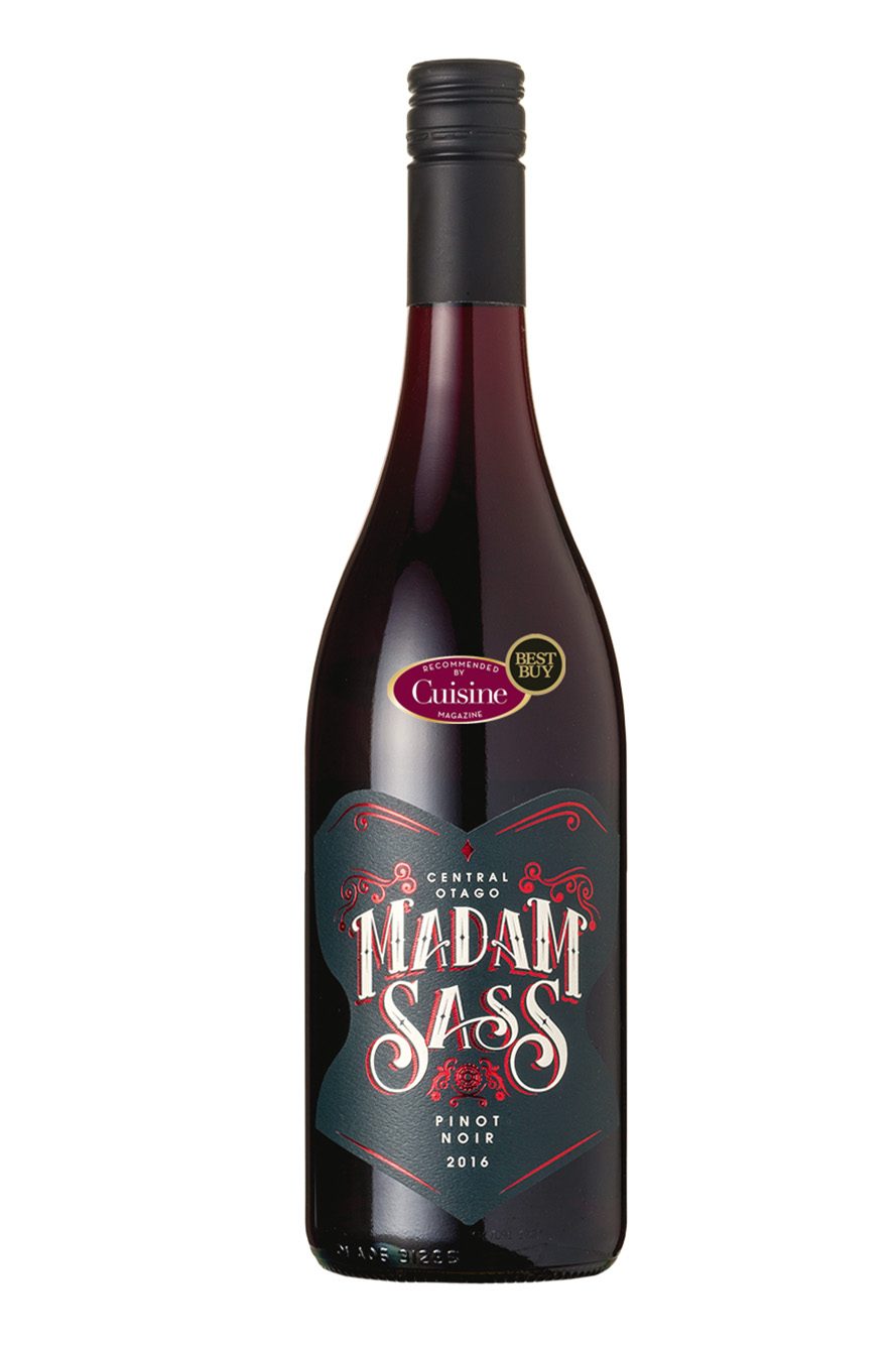 Madam Sass Central Otago Pinot Noir 2016 Madam Sass Central Otago Pinot Noir 2016
