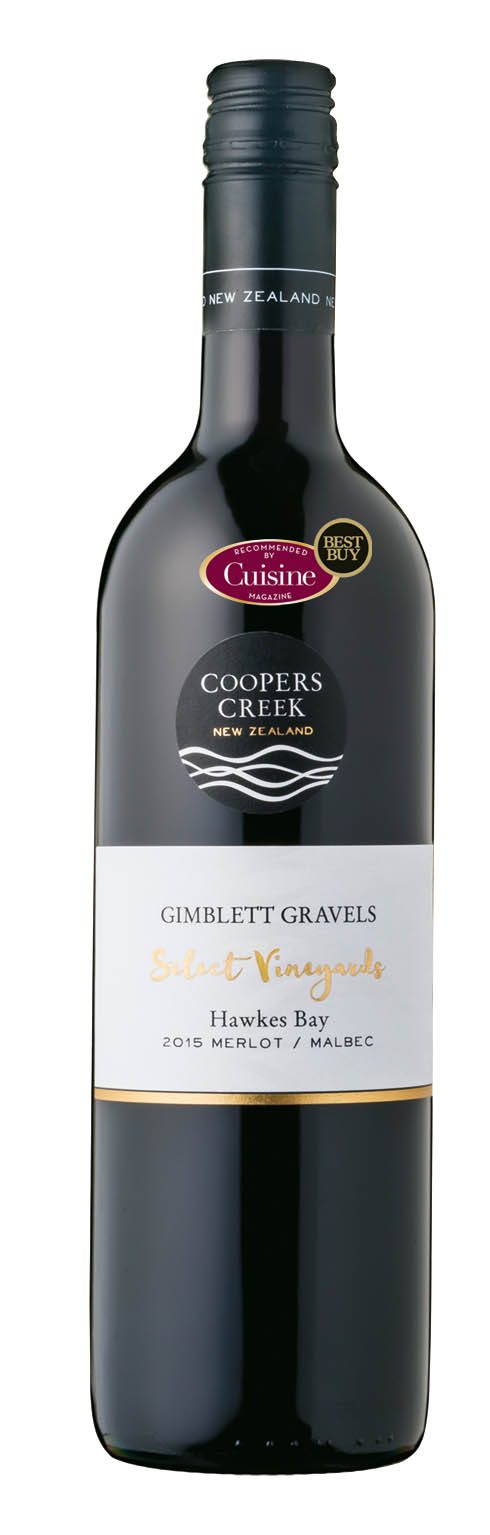 Coopers Creek SV Gimblett Gravels Merlot Malbec 2015 (Hawke’s Bay) Coopers Creek SV Gimblett Gravels Merlot Malbec 2015 (Hawke’s Bay)