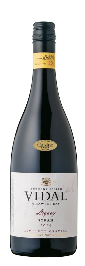 Vidal Legacy Hawke’s Bay Syrah 2014 Vidal Legacy Hawke’s Bay Syrah 2014