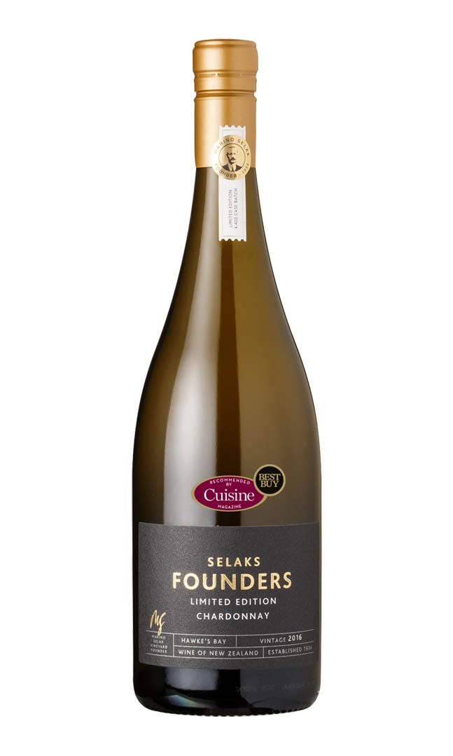 Selaks Founders Chardonnay 2016 (Hawke’s Bay) Selaks Founders Chardonnay 2016 (Hawke’s Bay)