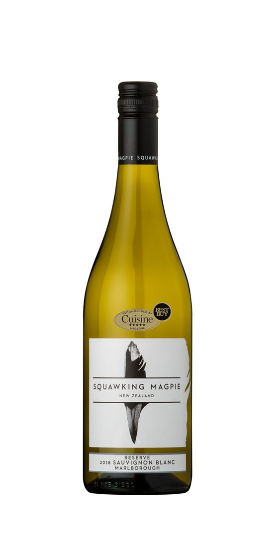 Squawking Magpie Reserve Sauvignon Blanc 2018 (Marlborough) Squawking Magpie Reserve Sauvignon Blanc 2018 (Marlborough)