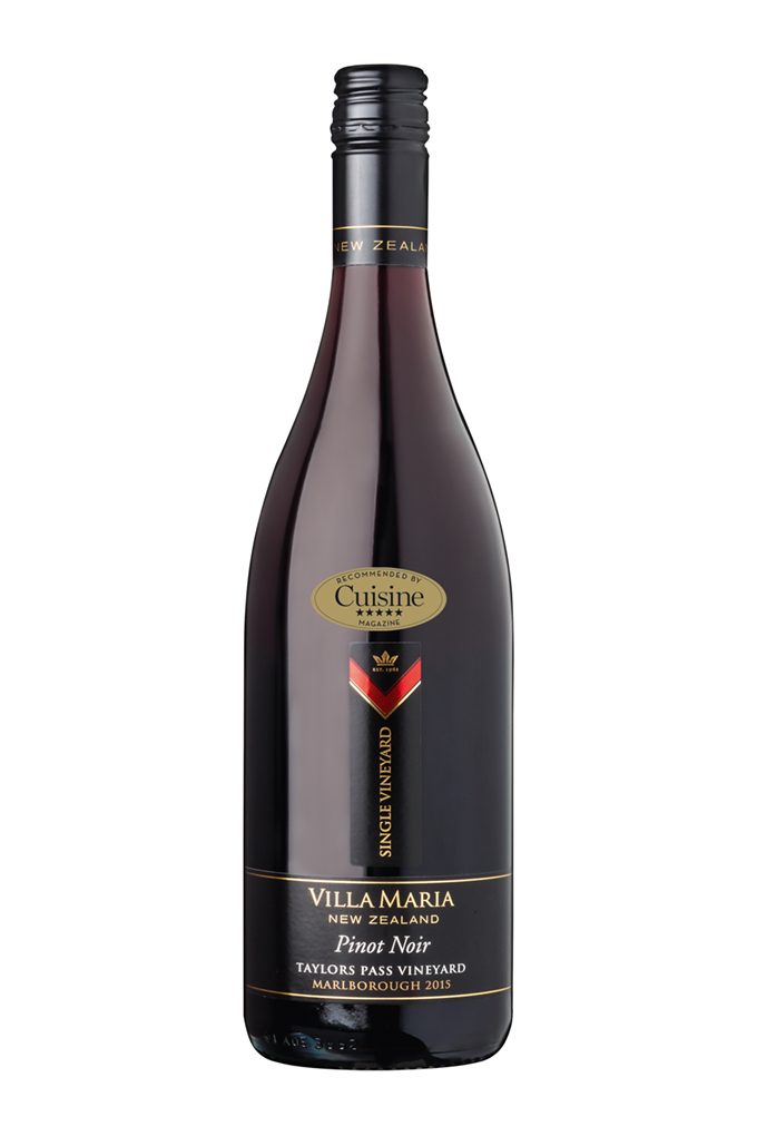 Villa Maria Single Vineyard Taylors Pass Pinot Noir 2015 (Marlborough) Villa Maria Single Vineyard Taylors Pass Pinot Noir 2015 (Marlborough)